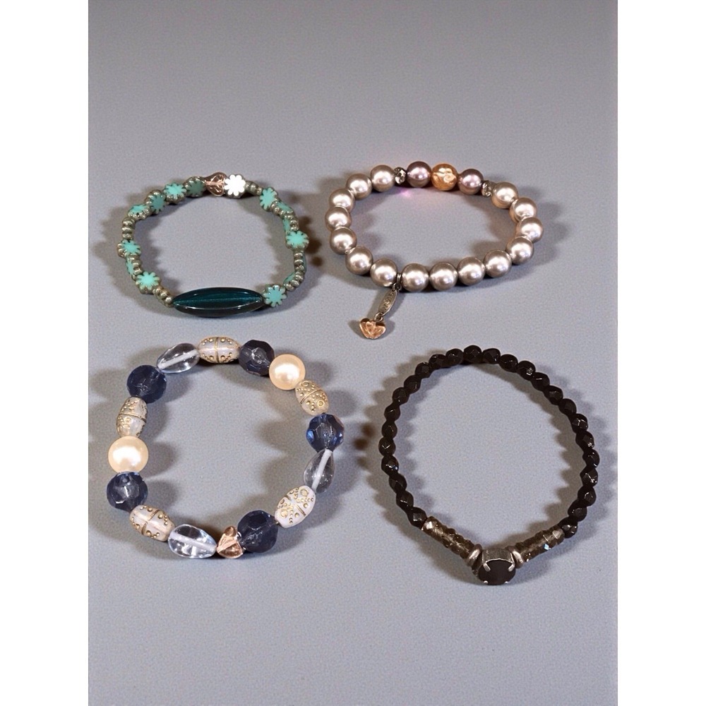 Sabika‎ Beaded Stretch Bracelet Bracelets X 4